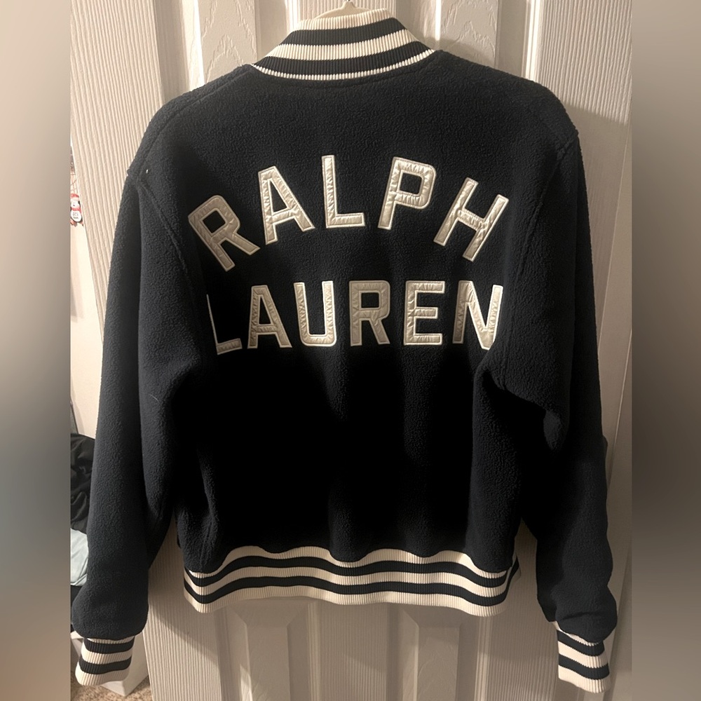 POLO RALPH LAUREN Double Sided Bomber Jacket Navy size S